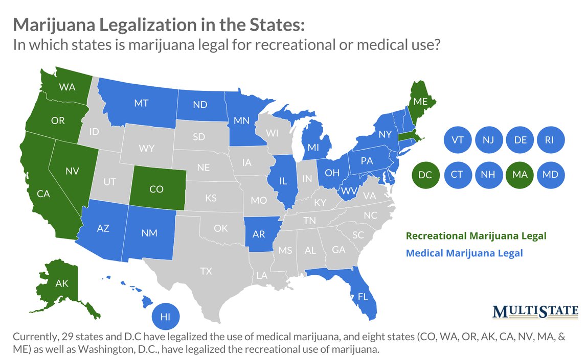 West Virginia 29th State to Legalize Medical Marijuana MultiState