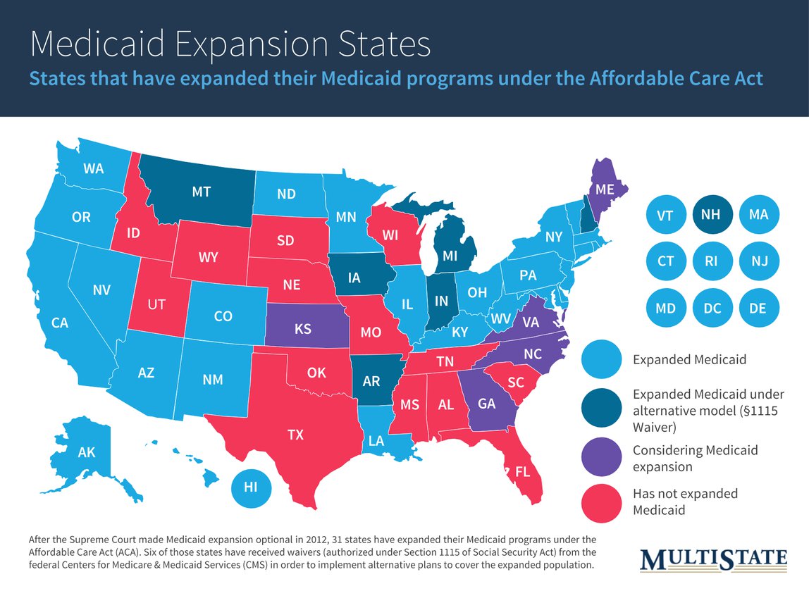 Medicaid Expansion Debate Reignites in the States MultiState